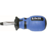 GIRAVITI CON IMPUGNATURA PLASTICA Tipo accorciato con lama tonda e punta piana. screwdrivers 1970GRE 3