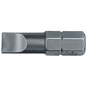 BITS CON ATTACCO ESAGONALE 1/4" DIN 3126 C 6,3 PER AVVITATORI E TRAPANI Taglio diritto. Lunghezza totale mm 25. blades for electric drills 1991GA