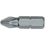 BITS CON ATTACCO ESAGONALE 1/4" DIN 3126 C 6,3 PER AVVITATORI E TRAPANI Taglio a croce Pozidriv. blades for electric drills 1991GC