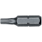 BITS CON ATTACCO ESAGONALE 1/4" DIN 3126 C 6,3 PER AVVITATORI E TRAPANI Tipo ad impronta TORX. blades for electric drills 1991GL 5