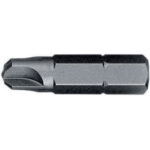 BITS CON ATTACCO ESAGONALE 1/4" DIN 3126 C 6,3 PER AVVITATORI E TRAPANI Tipo ad impronta Torq - Set®. Particolarmente utilizzato in campo aeronautico. Lunghezza totale mm 25. blades for electric drills 1991GNE