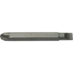 INSERTI ESAGONALI COMBINATI PER TRAPANI Taglio a croce Pozidriv + diritto. Lunghezza totale mm 60. exagonal combined bits for electric drills 1993GR