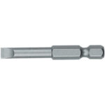 INSERTI CON ATTACCO ESAGONALE 1/4" DIN 3126 E 6,3 UNIVERSALE PER AVVITATORI E TRAPANI A BATTERIA ED ELETTRICI Taglio diritto. Lunghezza totale mm 50. blades for cordless and electric impact screwdrivers and drills 1994GH 10