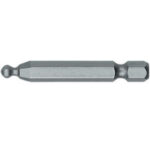 INSERTI CON ATTACCO ESAGONALE 1/4" DIN 3126 E 6,3 UNIVERSALE PER AVVITATORI E TRAPANI A BATTERIA ED ELETTRICI Tipo a sfera per esagoni incassati. Lunghezza totale mm 50. blades for cordless and electric impact screwdrivers and drills 1994GP 5