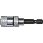 ATTACCHI MAGNETICI PER BITS INNESTO 1/4" DIN 3126 C 6,3 Per trapani: Universale E 6,3. universal adapters with magnet 1995GR