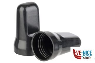 0 SET 2 TAPPI PER BOTTIGLIA NERI IN PLASTICA PER PROTEZIONE CM 4 H.8 APS  ASSHEUER POTT GMBH E CO KG