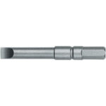 INSERTI CON ATTACCO ESAGONALE MM 5,5 DIN 3126 PER AVVITATORI Taglio diritto. Lunghezza totale mm 50. blades for electric drills 2003GA 4.5