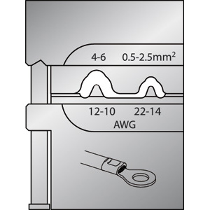 PINZE MODULARI PER CRIMPARE  modular crimping pliers 202GCS 5