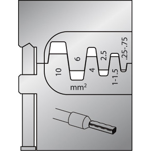 PINZE MODULARI PER CRIMPARE  modular crimping pliers 202GCS 6