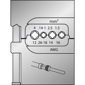 PINZE MODULARI PER CRIMPARE  modular crimping pliers 202GCS 18