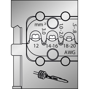 PINZE MODULARI PER CRIMPARE  modular crimping pliers 202GCS 20