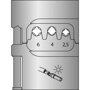 PINZE MODULARI PER CRIMPARE  modular crimping pliers 202GCS 23