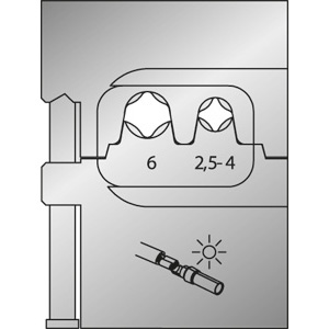 PINZE MODULARI PER CRIMPARE  modular crimping pliers 202GCS 25