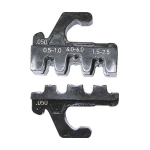 PINZE MODULARI PER CRIMPARE Per capicorda non isolati aperti per cavi da mm² 0,5 a 1,0 / 1,5 a 2,5 / 4 a 6. modular crimping pliers 202GDE