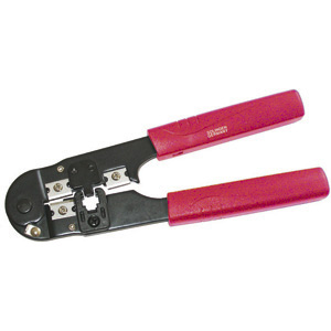 PINZE PER TERMINALI MODULARI "WESTERN" Per connettori a 6 poli RJ-11 (6P4C)/RJ-12 (6P6C). crimping pliers for modular terminals "we" 202GF