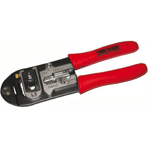 PINZE PER TERMINALI MODULARI "WESTERN" Per connettori a 8 poli RJ-45 (8P8C). crimping pliers for modular terminals "we" 202GH