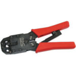 PINZE PER TERMINALI MODULARI "WESTERN" Per connettori RJ-10 (4P2C e 4P4C)/RJ-11 (6P4C)/RJ-12 (6P6C)/RJ-45 (8P8C - 10P6C - 10P8C). crimping pliers for modular terminals "we" 202GL