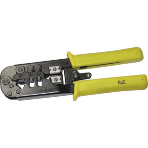PINZE PER TERMINALI MODULARI "WESTERN" Per connettori RJ-10 e RJ-22 (4P2C e 4P4C)/RJ-11 (6P4C)/RJ-12 (6P6C)/RJ-45 (8P8C). crimping pliers for modular terminals "we" 202GP