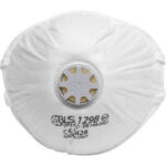 MASCHERINE DI PROTEZIONE Adatte per proteggere da aerosol solidi e liquidi, contenenti fibra di vetro, quarzi, legni duri, metalli pesanti, ecc., per concentrazioni del contaminante fino a 12 volte il valore limite ponderato (TLV).<br>Conforme alle norme CE-EN 149 Livello FFP2. anti-dust maskes 2071P 2