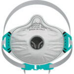 MASCHERINE DI PROTEZIONE Protezione come Art. 2071 P 4, ma adatte anche per verniciature a spruzzo e operazioni di saldatura.<br>Conforme alle norme CE-EN 149 Livello FFP3. anti-dust maskes 2071T