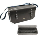 BORSE PORTAUTENSILI Con 2 chiusure in vero cuoio. 1 divisorio fisso longitudinale con fermi portautensili. Cinghia di trasporto in polipropilene. universal bags 2075SM