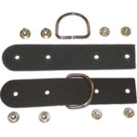 ACCESSORI PER BORSE PORTAUTENSILI Attacchi in cuoio con anello metallico. accessories for universal bags 2078GH 1