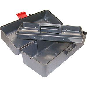 CASSETTE PORTAUTENSILI IN POLIPROPILENE Un vano portautensili e vaschetta estraibile. Con una chiusura. tool-boxes in polypropylene 2084