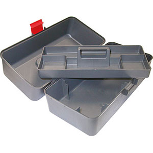 CASSETTE PORTAUTENSILI IN POLIPROPILENE Un vano portautensili e una vaschetta estraibile. Con una chiusura. tool-boxes in polypropylene 2084A