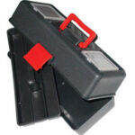 CASSETTE PORTAUTENSILI IN POLIPROPILENE 2 vani porta-minuterie sul coperchio. Con una chiusura. tool-boxes in polypropylene 2084M