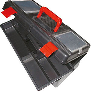 CASSETTE PORTAUTENSILI IN POLIPROPILENE 2 vani porta-minuterie sul coperchio. Con due chiusure. Foro per l'applicazione di un lucchetto. tool-boxes in polypropylene 2085R