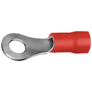 TERMINALI PREISOLATI ROSSO<br>per cavi da mmq 0,25-1,5 insulated terminals 208A