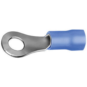 TERMINALI PREISOLATI AZZURRO<br>per cavi da mmq 1,5-2,5 insulated terminals 208B