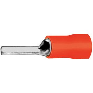 TERMINALI PREISOLATI ROSSO<br>per cavi da mmq 0,25-1,5 insulated terminals 208G