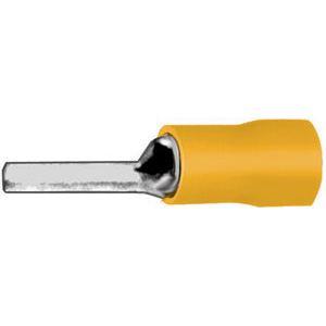 TERMINALI PREISOLATI GIALLO<br>per cavi da mmq 4-6 insulated terminals 208I