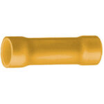 TERMINALI PREISOLATI GIALLO<br>per cavi da mmq 4-6 insulated terminals 208K 3 6.8