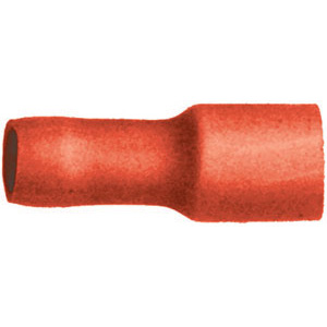 TERMINALI PREISOLATI ROSSO<br>per cavi da mmq 0,25-1,5 insulated terminals 208L