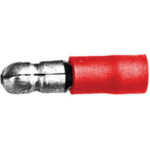 TERMINALI PREISOLATI ROSSO<br>per cavi da mmq 0,25-1,5 insulated terminals 208N 4