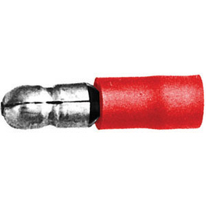 TERMINALI PREISOLATI ROSSO<br>per cavi da mmq 0,25-1,5 insulated terminals 208N