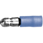 TERMINALI PREISOLATI AZZURRO<br>per cavi da mmq 1,5-2,5 insulated terminals 208P 4