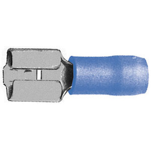 TERMINALI PREISOLATI AZZURRO<br>per cavi da mmq 1,5-2,5 insulated terminals 208R