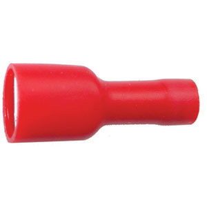 TERMINALI PREISOLATI ROSSO<br>per cavi da mmq 0,25-1,5 insulated terminals 208SA