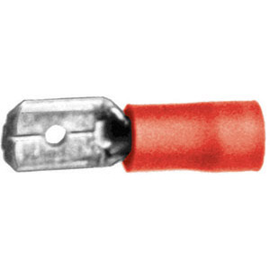 TERMINALI PREISOLATI ROSSO<br>per cavi da mmq 0,25-1,5 insulated terminals 208T