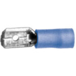 TERMINALI PREISOLATI AZZURRO<br>per cavi da mmq 1,5-2,5 insulated terminals 208U 6.3