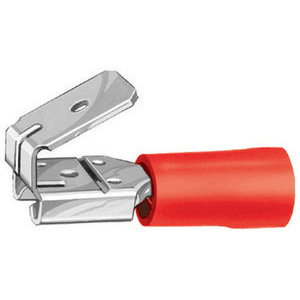 TERMINALI PREISOLATI ROSSO<br>per cavi da mmq 0,25-1,5 insulated terminals 208W