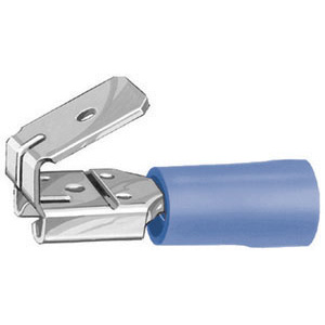 TERMINALI PREISOLATI AZZURRO<br>per cavi da mmq 1,5-2,5 insulated terminals 208Z