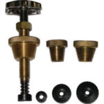APPARECCHI PER RUBINETTI Per fresare la sede di rubinetti con filettatura interna.<br>Con 4 frese da poll. 3/8"-1/2"-3/4"-1". taps seat reamers 2099