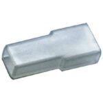 COPRITERMINALI Per terminali tipo lamellare femmina piatta Art. 209 E-F.<br>Confezioni indivisibili di copriterminali: 1000 pezzi. sleeves 209PA