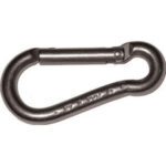 MOSCHETTONI IN ACCIAIO ACCIAIO INOX AISI 316 steel carbine-hooks 2119E 160