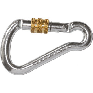 MOSCHETTONI IN ACCIAIO CON FERMO ACCIAIO ZINCATO steel carbine-hooks 2122
