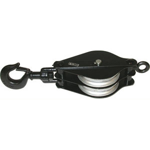 TAGLIE DI SOLLEVAMENTO Con 2 rotelle. pulley blocks 2132B